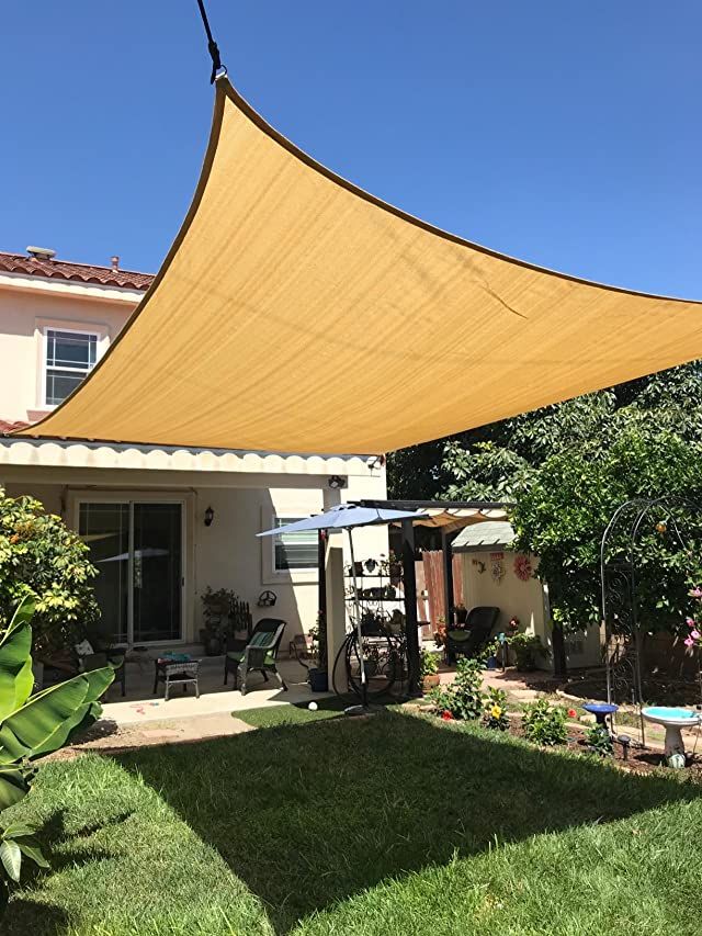 Triangle Sun Shade with Pole important Triangle Sun Shade with Pole important